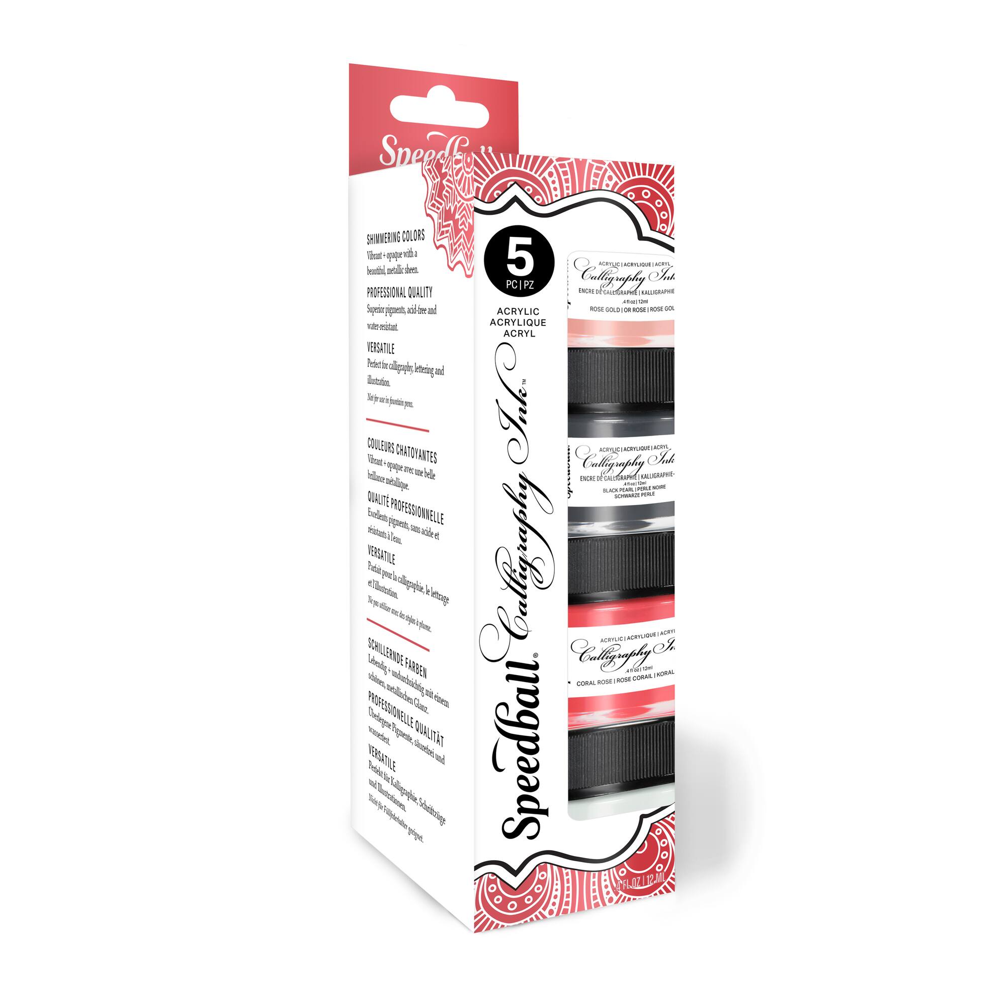 Speedball® Metallic Calligraphy Ink Set